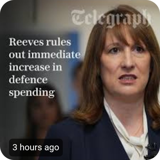 Proud of your party, Greg?: Leave defence to <a href="/reformparty_uk/">Reform UK</a>. I can guarantee they'll put more than Labour into the defence piggy bank.

Labour can't even buy more elastic bands to twang around their budgets against the hollowed brick walls of Whitehall.