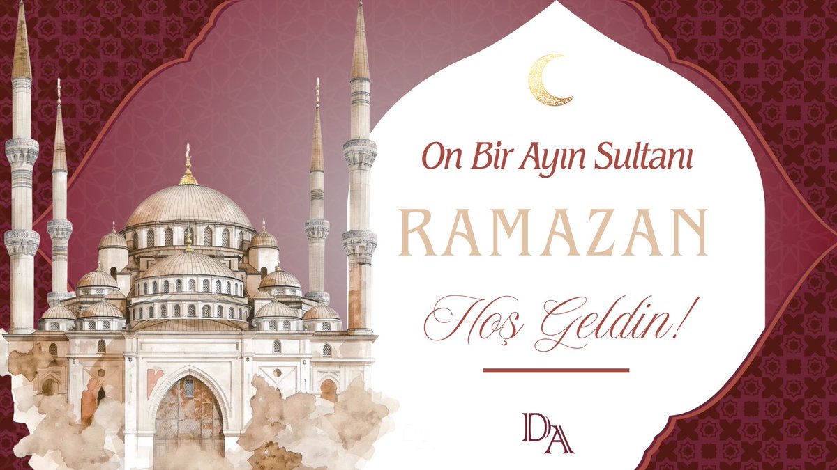 Hoş geldin Ey Şehr-i Ramazan! ✨🌙
Gönüllerimize huzur, ilim dünyamıza bereket getirmesi dileğiyle. 
Hayırlı Ramazanlar✨