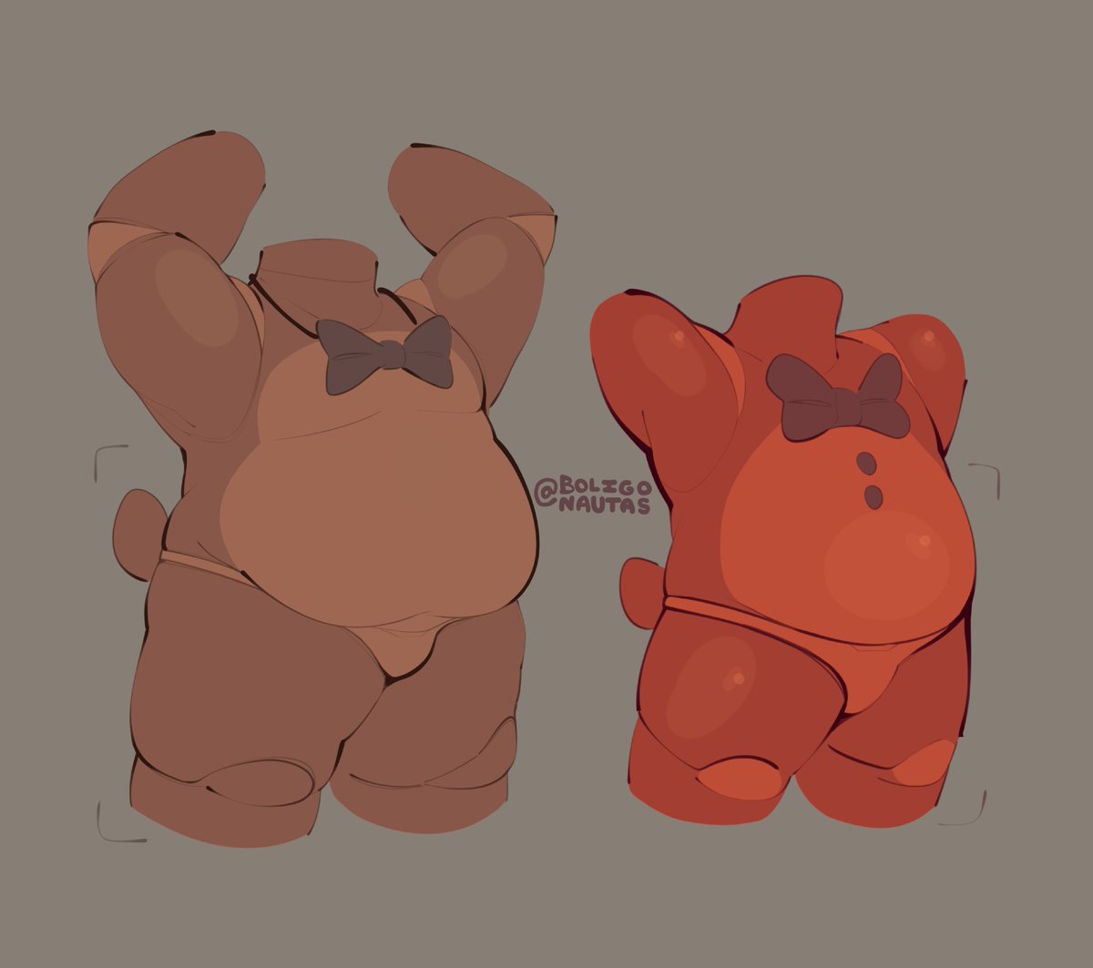 boligonautas's tweet image. Drawing even more big men

I added Classic Freddy