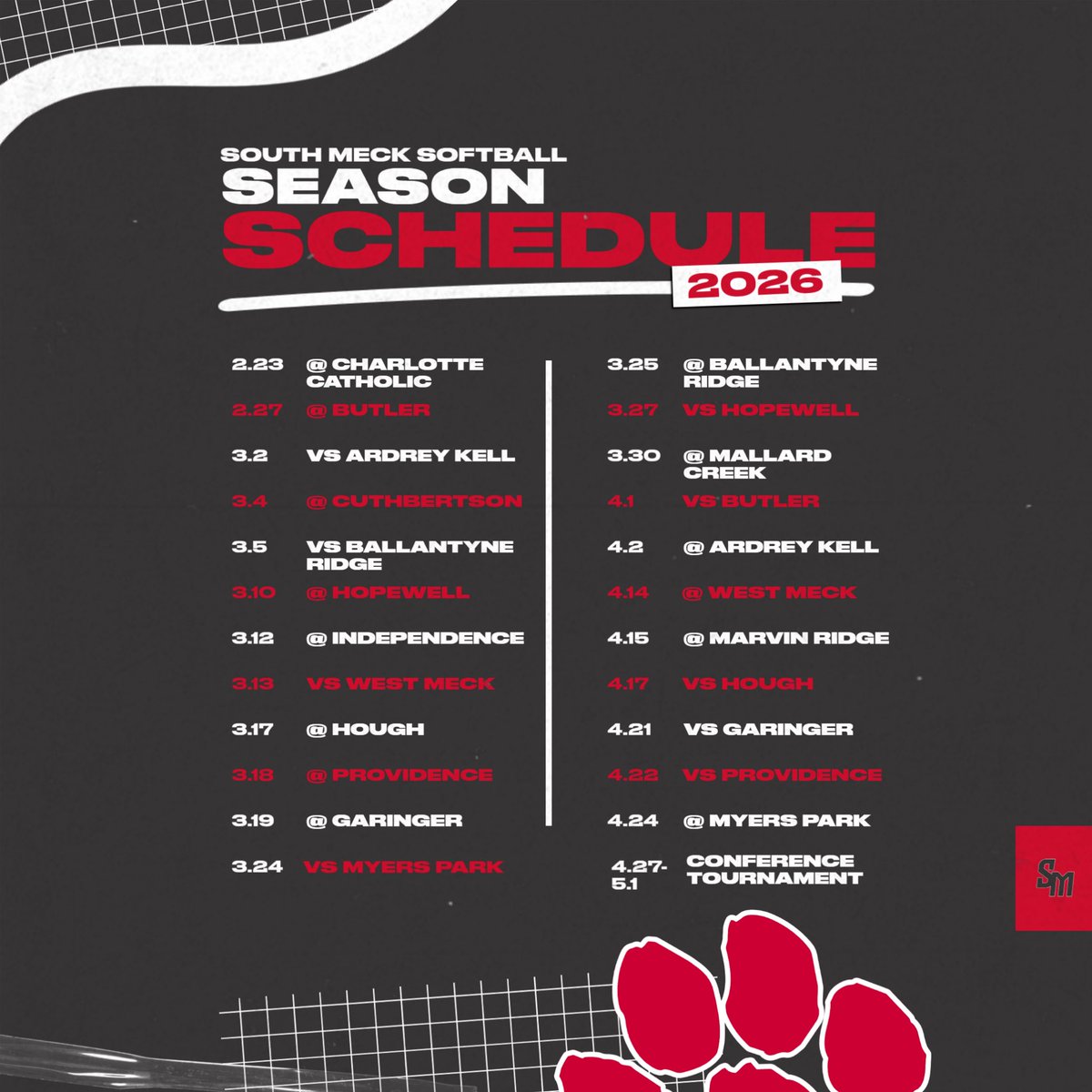South Meck Softball tweet media