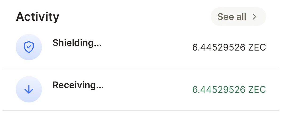 It’s simple.

Buy $ZEC - Shield $ZEC.