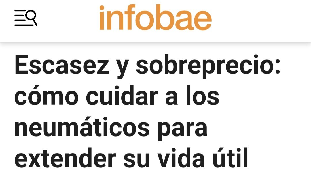Argentina 2022. Había que "cuidar" los neumáticos por severos faltantes. Si se te rompía uno ibas directo a recauchutaje...