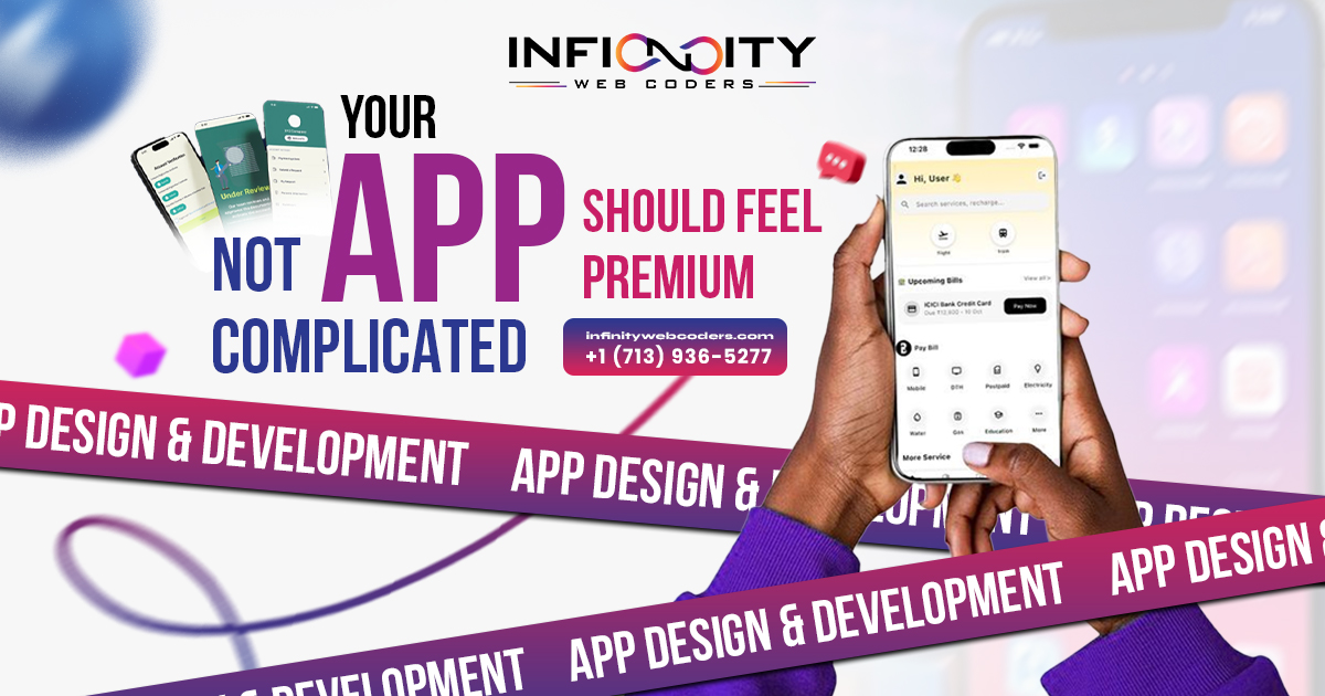 infinitywebcod's tweet photo. If users get confused, they leave.
That’s why we design apps that are simple, fast, and intuitive built for real-world usage and long-term growth.
Start today: https://t.co/PbcPqbGmIT
Or call: +1 (713) 936-5277
#AppDevelopment #UIUXDesign
#DigitalTransformation #InfinityWebCoders https://t.co/BSKWPj91i1