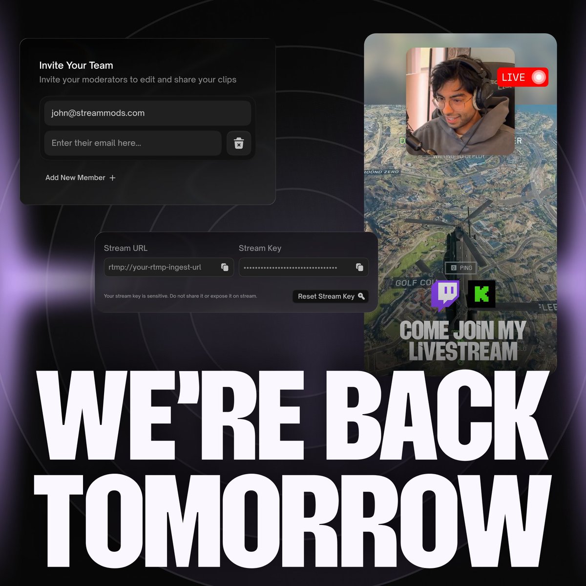 TL;DR - "The Instant Replay for Livestreaming" tweet media