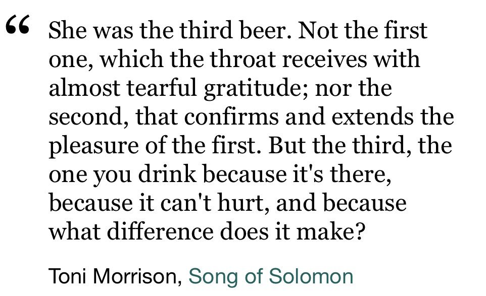 Happy birthday to who I believe the greatest American author is, Ms. Toni Morrison