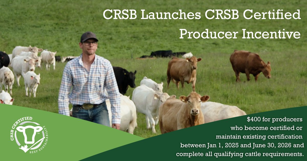 Canadian Roundtable for Sustainable Beef (CRSB) tweet media