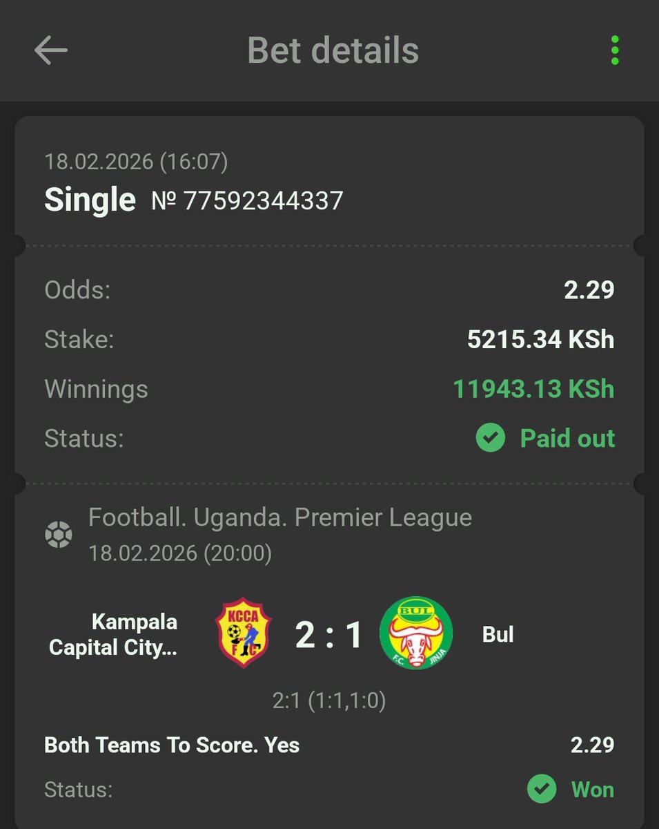 Congratulations to those who played 🫰🏿🐐🥳.

2 Odds Ni tamuu Ajab☺️...

Naomba reposts.