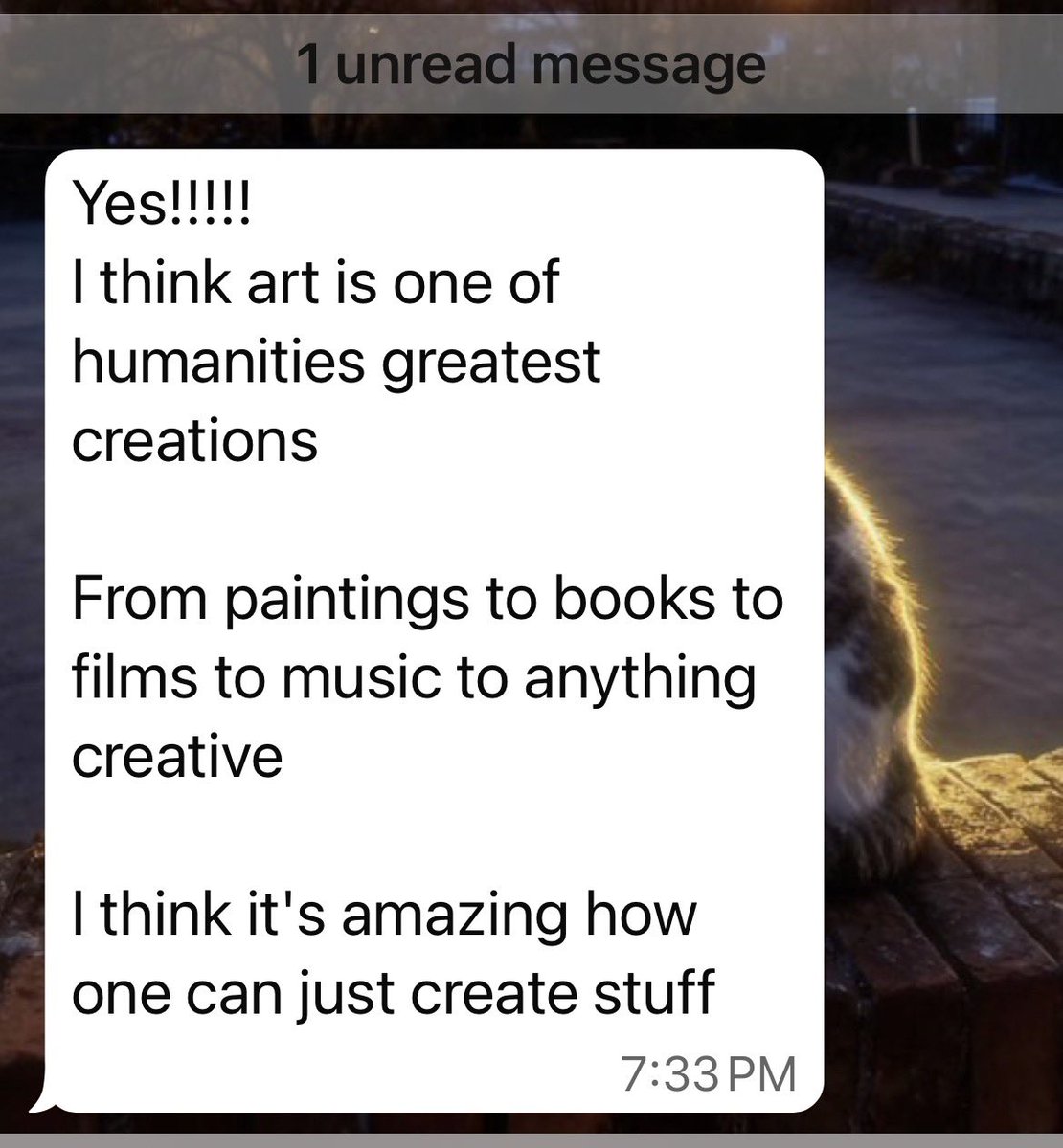 faithwithaflaw's tweet photo. Where’s that person that was asking why people buy art👀 I can’t even remember their handle but just incase. Here’s one of the numerous reasons. https://t.co/hJ19hCkHmD