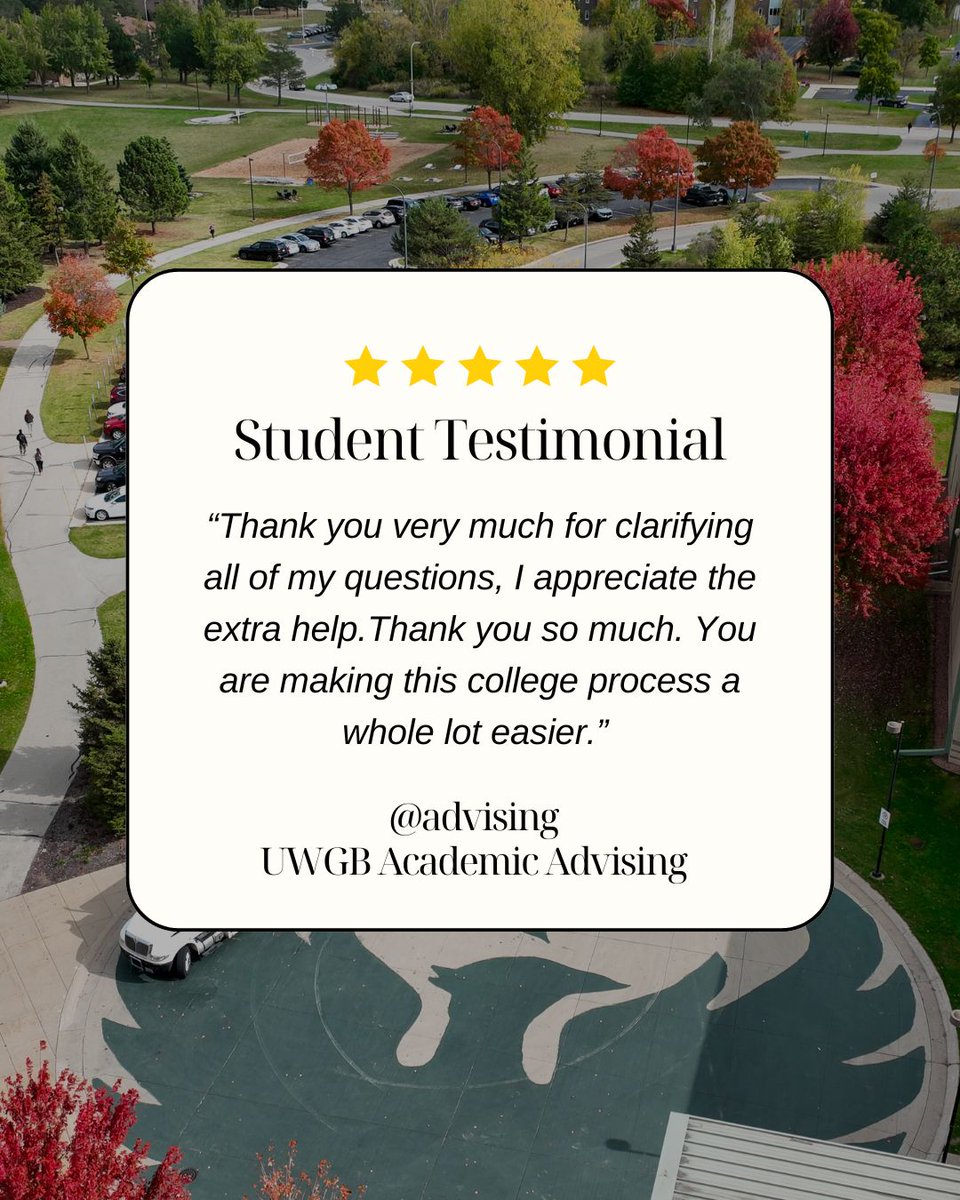 advising's tweet photo. A big thank you to our dedicated Professional Advisor! Reach out to your advisor with any questions about your classes. We’re here to support you. https://t.co/oItG0KPeIB