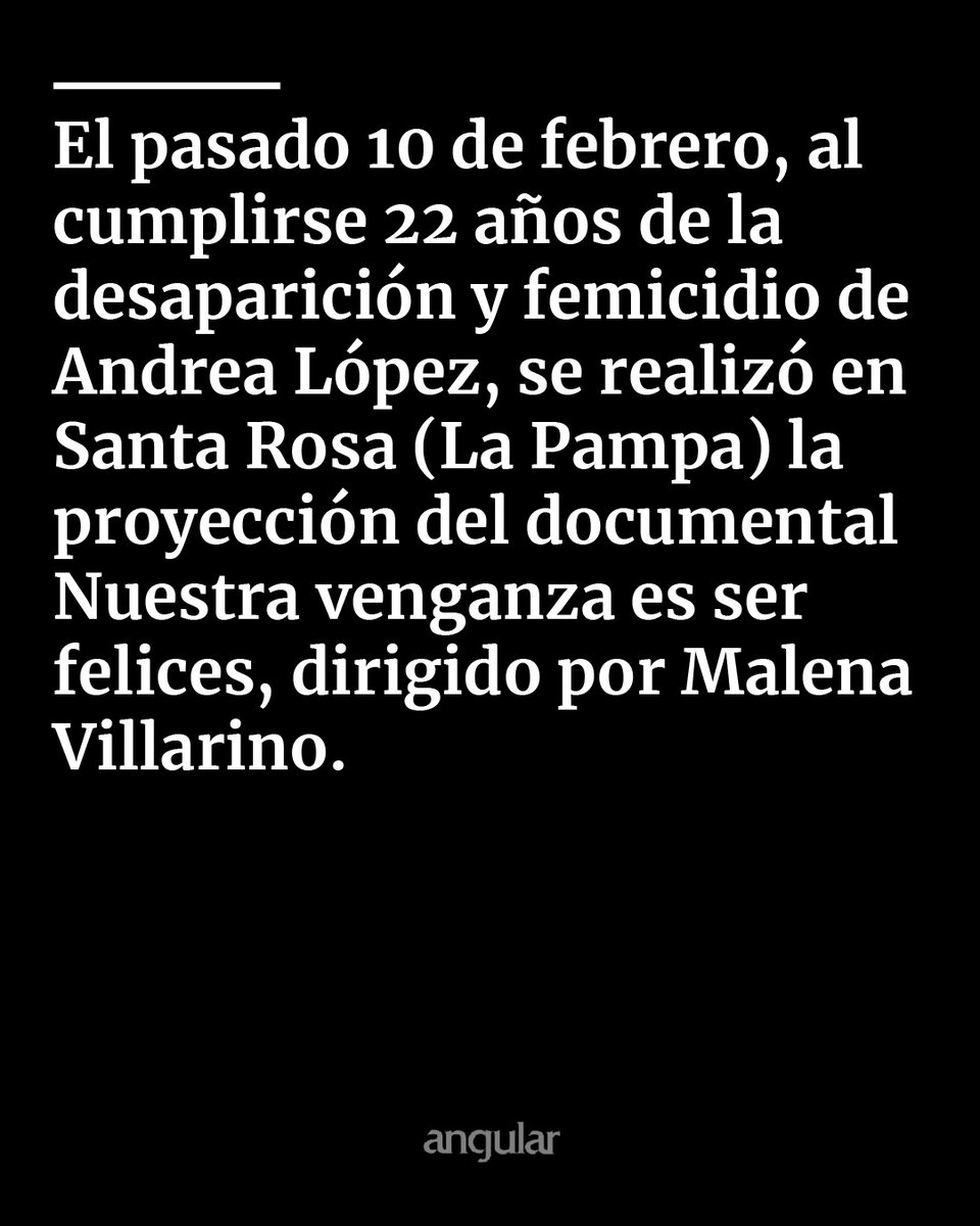 EspacioAngular's tweet photo. 📖 Leé la nota completa en PampaDocFest: 👉 https://t.co/Ur1IKKDaIM 

#PampaDocHorizontes #PampaDocFest #Angular #Documental #SantaTeresa https://t.co/ghdoHZZMO0