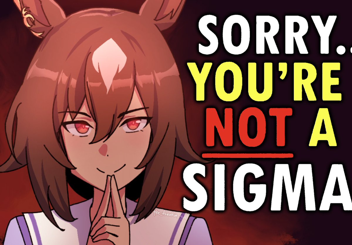 the_freakin_yui's tweet image. Sigma Symboli

#umamusume