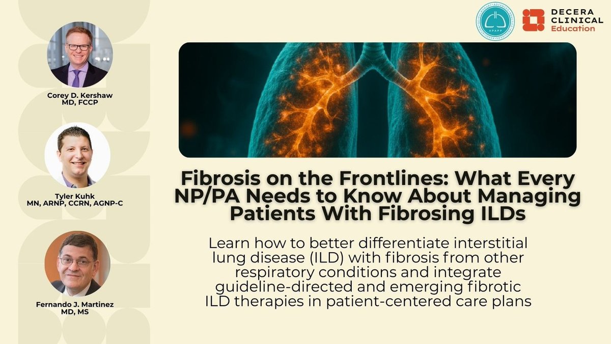 Assoc. of Pulmonary Advanced Practice Providers tweet media