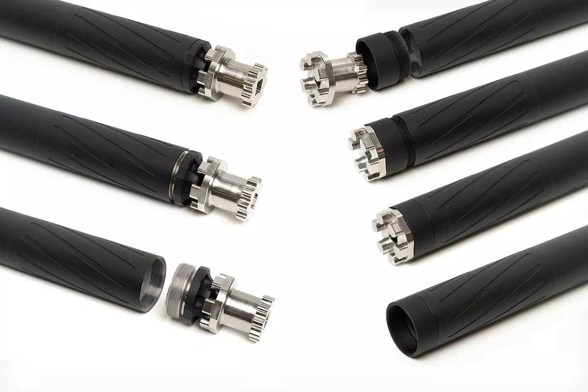 OUTDChannel's tweet image. Upgrade your Banish 30 suppressor to accept a whole new range of thread patterns and mounting devices. Full review via @GunsAndAmmoMag: bit.ly/4r54RQH

#FindYourAdventure #outdoors #guns #ammo #suppressor #rifle