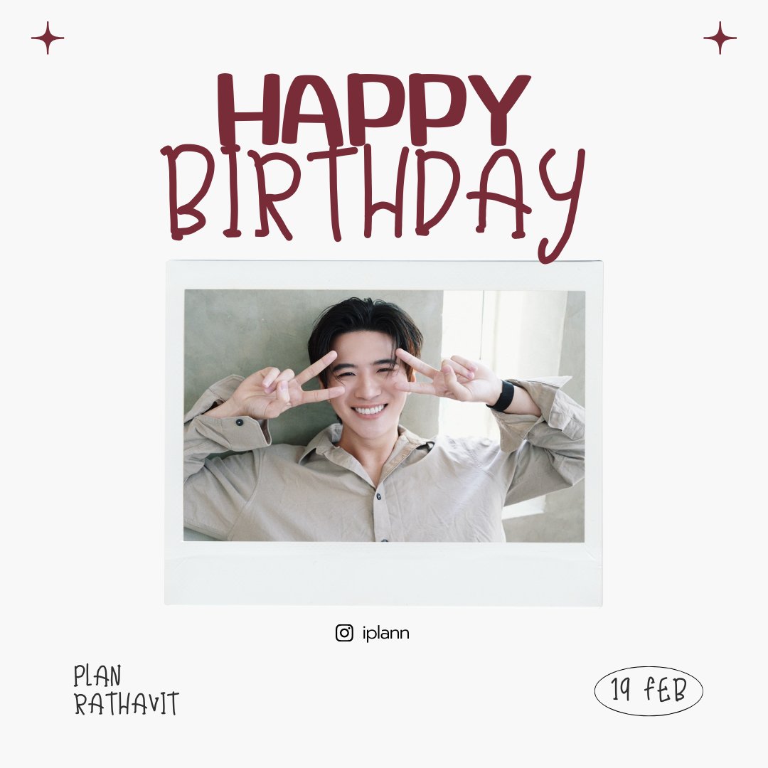 Happy #PlanRathavit Day
🌷⭐️🎂

#MchoiceArtist