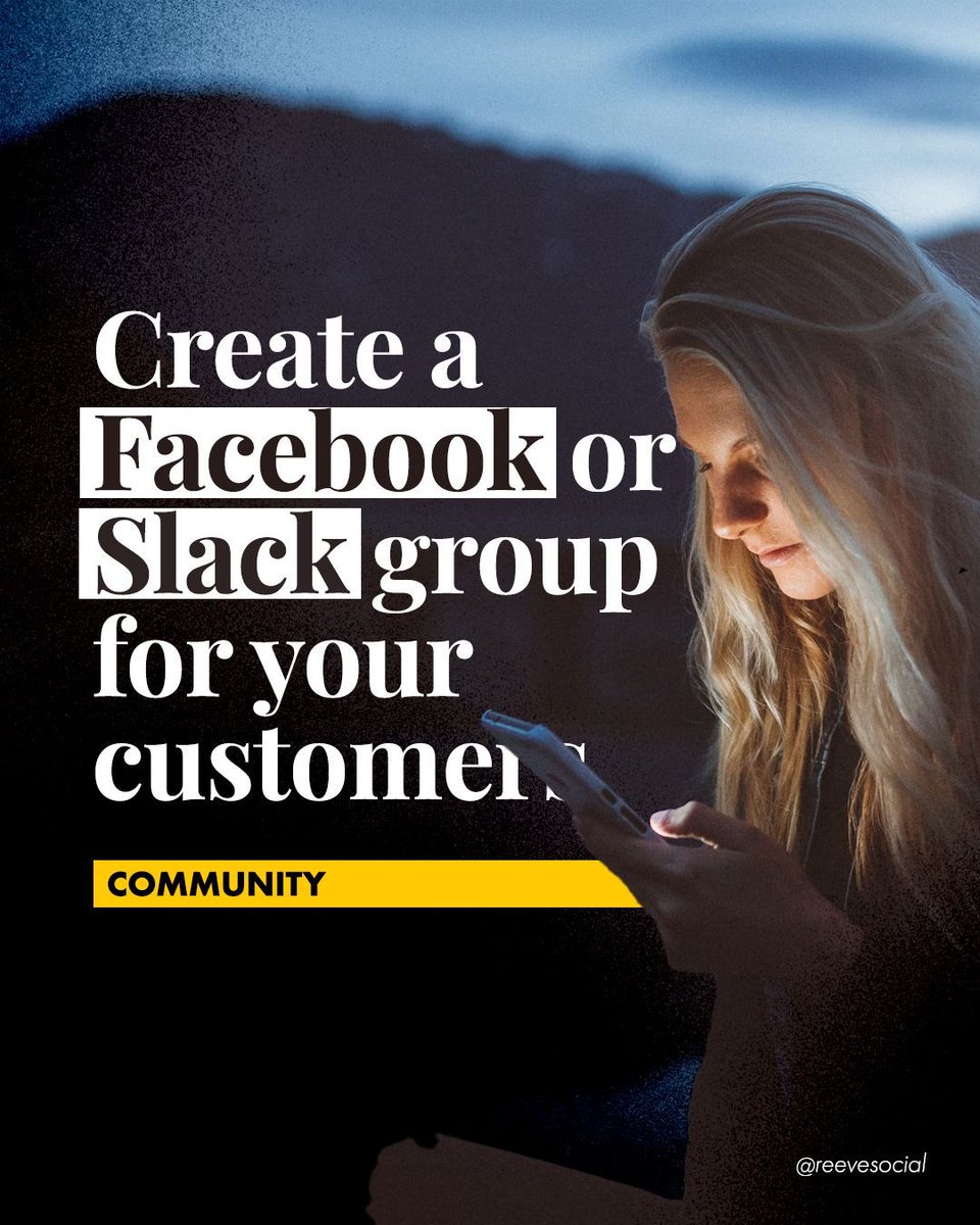 Social media that creates ➤ 𝗖𝗼𝗺𝗺𝘂𝗻𝗶𝘁𝘆

Are you finding it hard to create that community feel on your social channels?

💡 Launch a private group: Create a Facebook or Slack group for your customers.

Purposeful social media, that creates impact. ®️✔️
