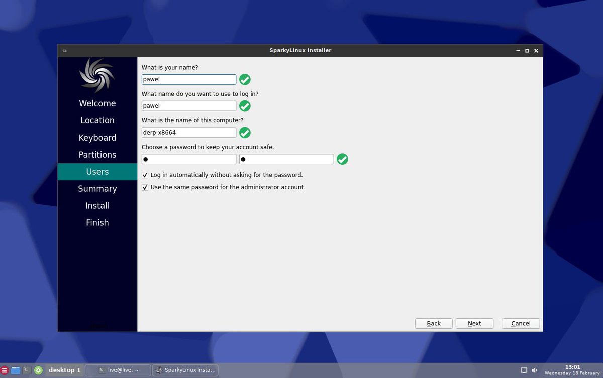 SparkyLinux tweet media