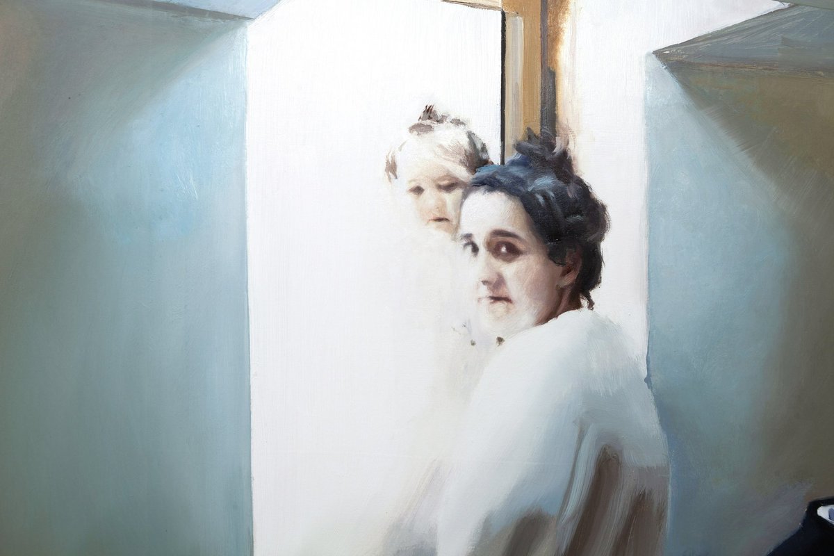 R04Paula's tweet photo. Veo, veo. Óleo sobre lienzo 140x195cm https://t.co/gctsXmj8NC