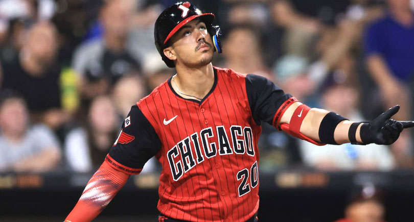 lasvegasbetting's tweet photo. White Sox futures heating up π₯
Check our 2026 season odds, props and bold predictions now!
Donβt miss the value π°βΎ
β‘οΈ https://t.co/mlHDP9IjrM
#WhiteSox #MLB #MLBBets #BettingValue #PennantOdds https://t.co/ZeUUPJGqzJ