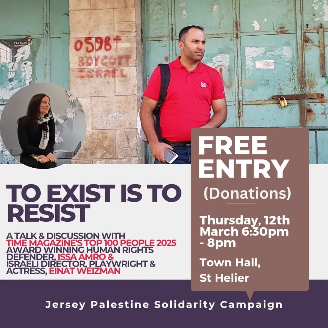 LeftPhoenix's tweet image. #Jersey #Palestine Thursday 12th March @JerseyPSC