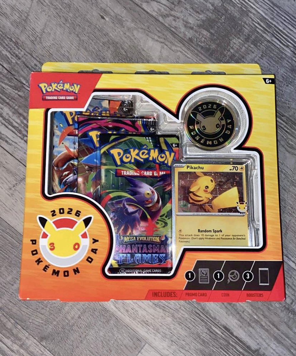 💫 GIVEAWAY 💫 1 POKEMON DAY 2026 COLLECTION BOX! 

To enter:

🍭Follow <a href="/moderntcg/">alexander</a> &amp; <a href="/Imortalknight12/">𝕁𝕦𝕤𝕥𝕚𝕟</a> 
🍭Repost, Like and Tag a friend! 
🍭Optional; Let us know what you want us to give away next! 

Winner picked 3/4. US only. #pokemon
