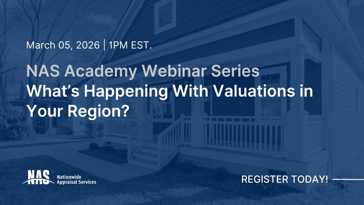 Upcoming webinar! What’s happening with valuations in your region? Hear expert insights and what they mean for you.

📅 March 5, 2025 | ⏰ 1:00 PM EST

Featured speaker: Jared Stanley, Senior Director of Originations, Neighbourhood Holdings Ltd.

us02web.zoom.us/webinar/regist…