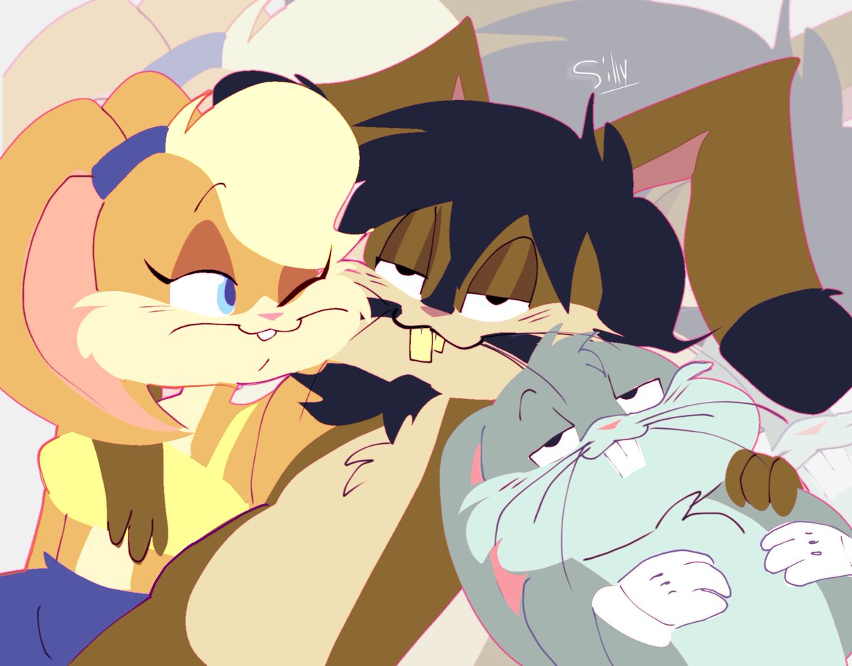 Suprise gift for <a href="/AntBugs48/">Ant-Bugs 🐇 🏁 🍑</a> 
Cuz im bored #artgift #looneytunes #yumeship #lolabunny #bugsbunny