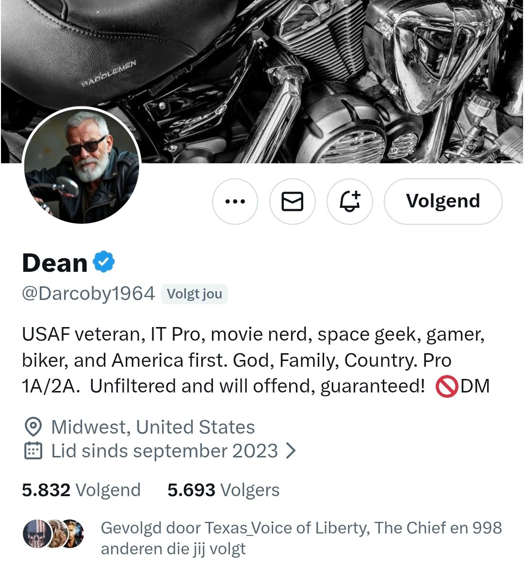 Hello my friends, 

Let's get Dean some new followers today:

✨️ <a href="/Darcoby1964/">Dean</a> ✨️ 

Can we lift him up to 6K?