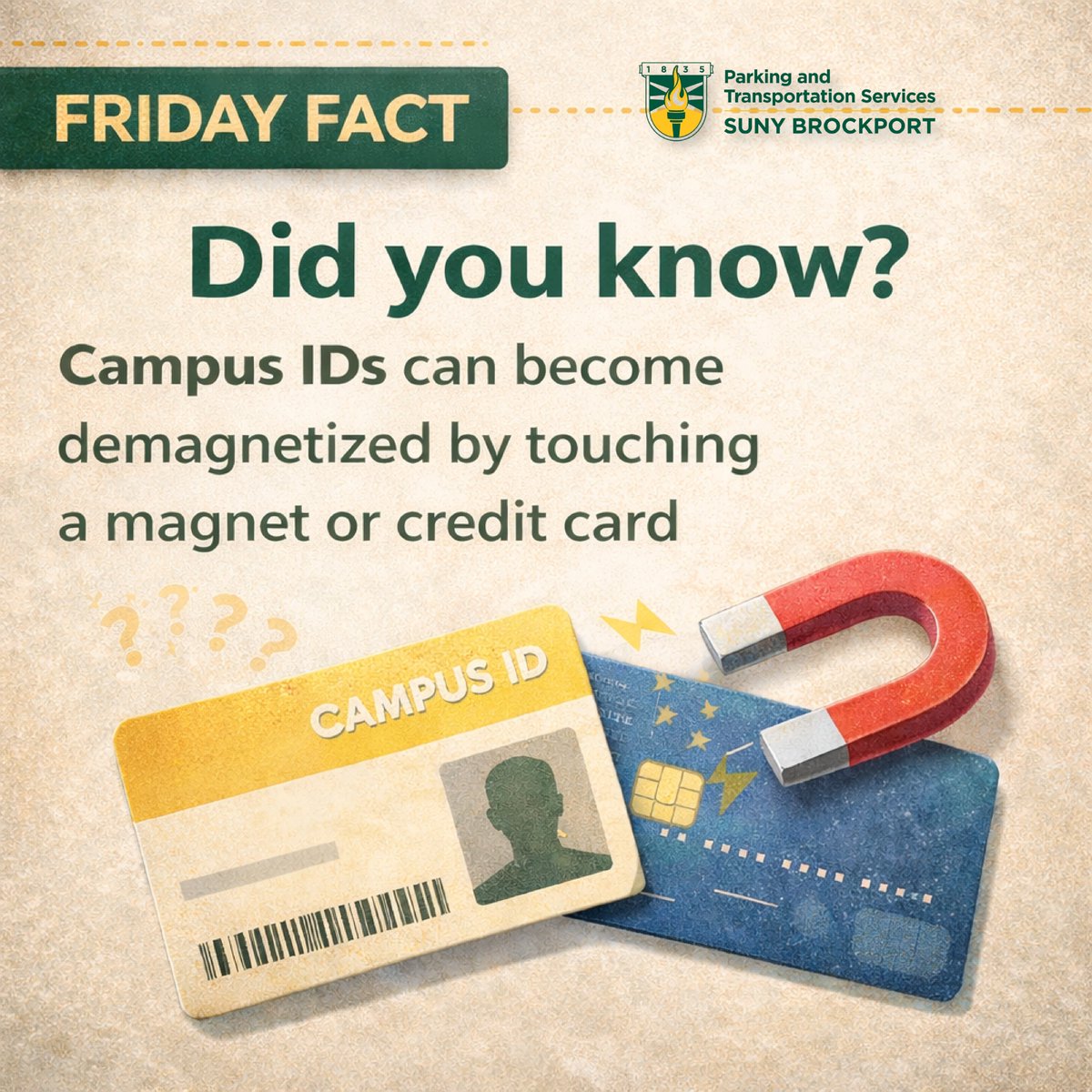 Did you know?

#sunybrockport #pts #parkingandtransportation #factfriday #factoftheday