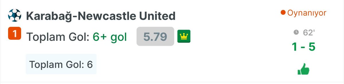 5.79 Oran ✅

St. Gallen ✖️ ev ilk yarı 2 net pozisyon yedi..