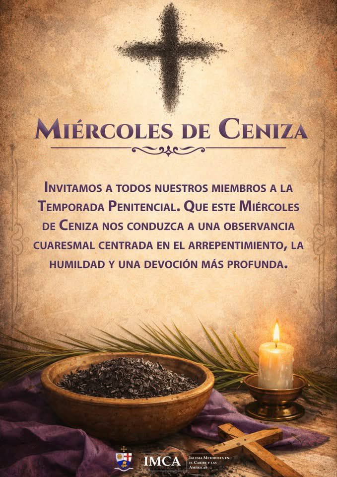 MCCAmethodist's tweet photo. A blessed Ash Wednesday #ashwednesday #methodism #Caribbean #Americas #mcca https://t.co/NPDj7igKfb