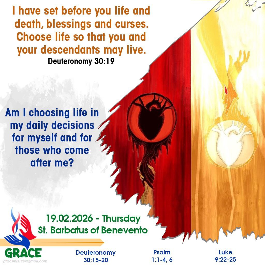 Holy Mass Readings for February 19th