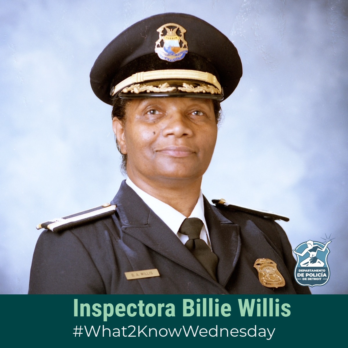 A medida que más mujeres se unieron al departamento, asumieron más roles de liderazgo. En 1981, la inspectora Billie Willis se convirtió en la primera mujer en dirigir una comisaría. #What2KnowWednesday