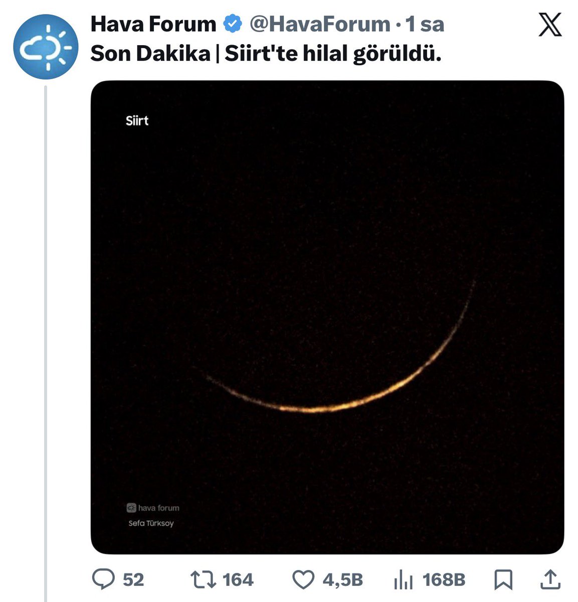 NE KADAR OLDU? tweet media