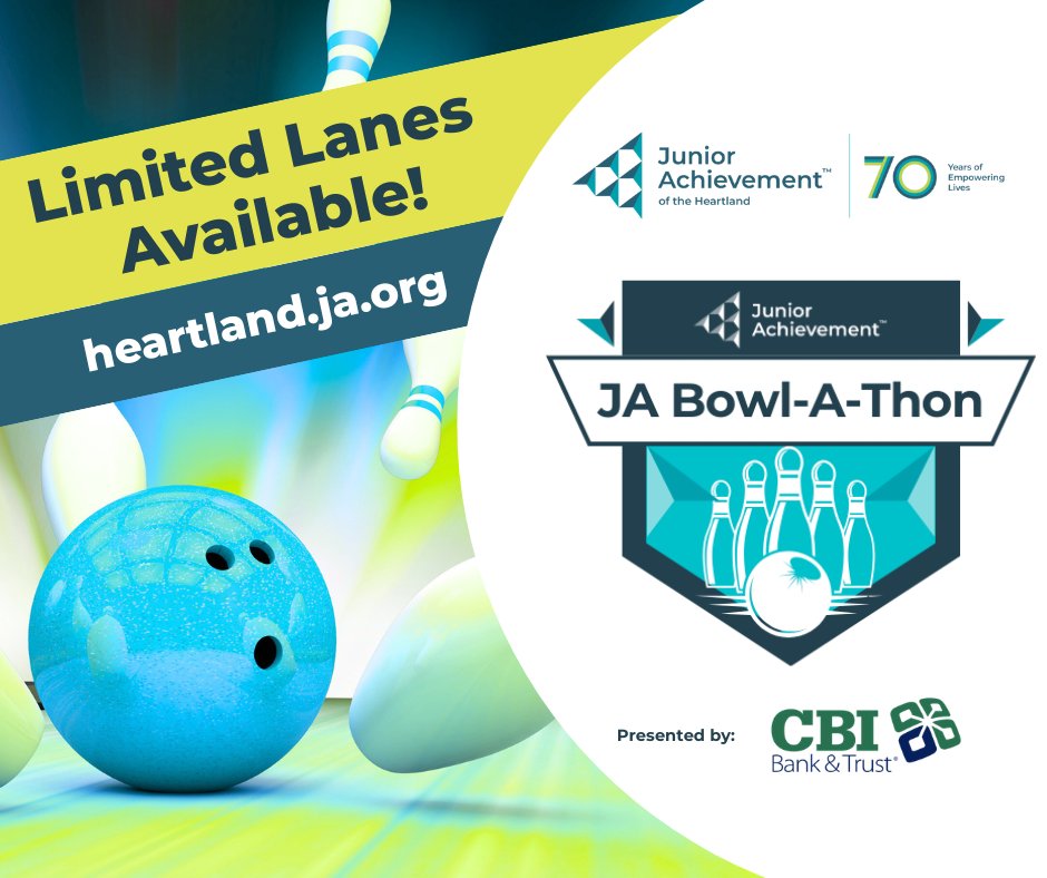 Limited lanes = limited chances to join the fun 🎳

Spots are filling fast for our JA Bowl-A-Thon that is right around the corner! Roll with us as we celebrate 70 years of impact. Every frame helps support local students.

Register today: bit.ly/26jabowlathon
