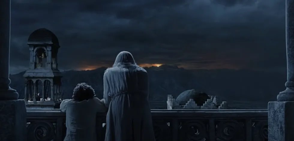 "It's so quiet."

"It's the deep breath before the plunge."