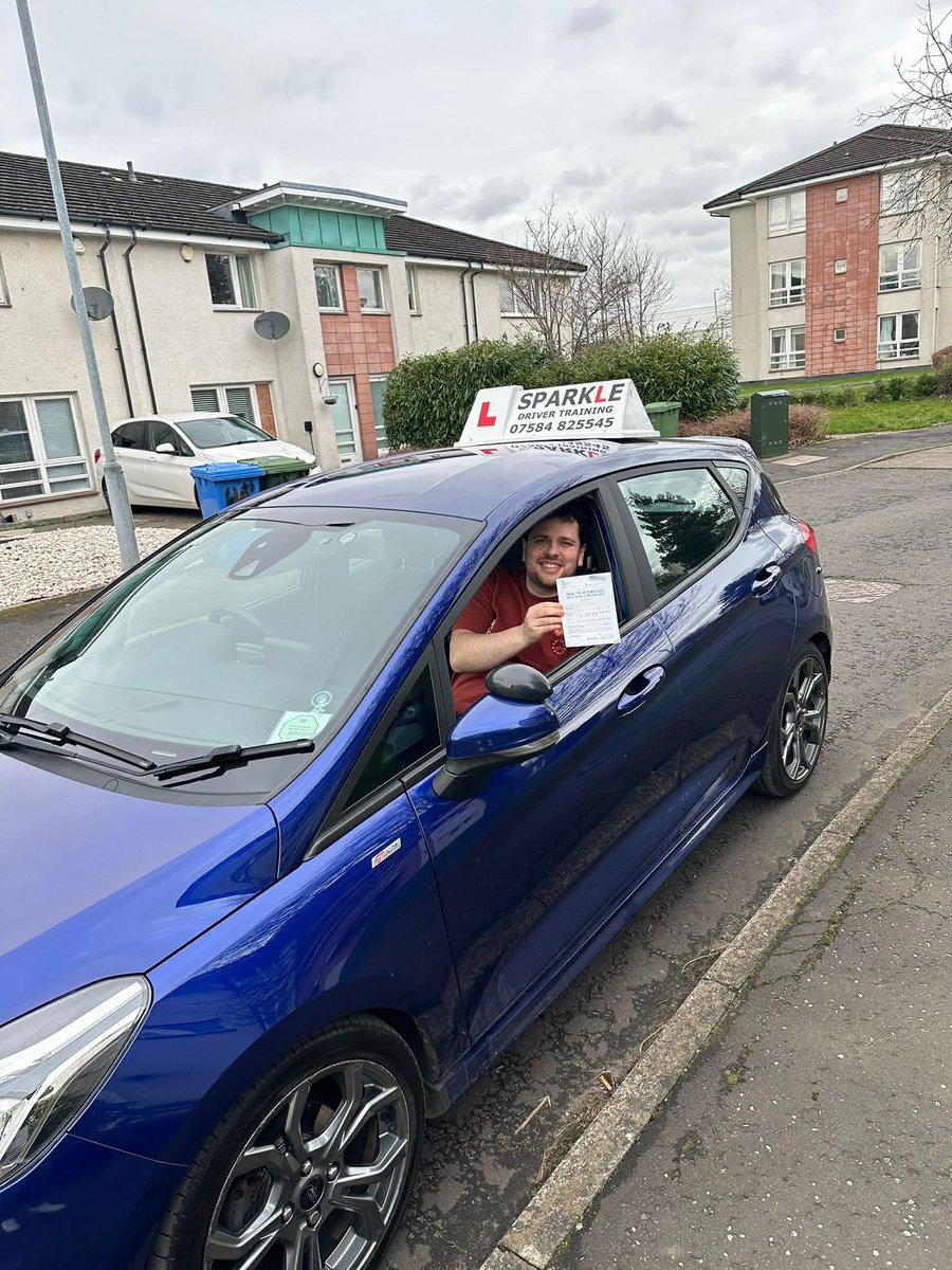 DriverSparkle's tweet photo. 🚨Pass Alert🚨

Congratulations to Balazs who easily passed his driving test today at Anniesland Test Centre in Glasgow. 

Balazs learned to drive with the help of Ryan West, who can be contacted directly on 07464 949548 to book in for lessons. 

https://t.co/nwbu9XDjCn https://t.co/wysBJXOXML