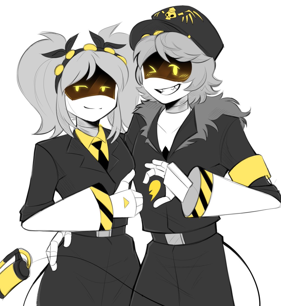 One more week and my semester is over. A colored portrait, an sketchbook update, a history work and I'm done. Codegold doodle.
#Codegold #MDtwt