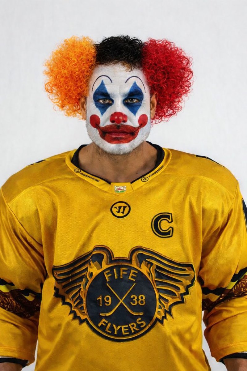 There once was a captain named Hunt,
Whose only skill was to confront,
Back from six games away,
He’d just started to play—
Now two more for a headshot, you c*nt!

#EIHL | #FifeFlyers