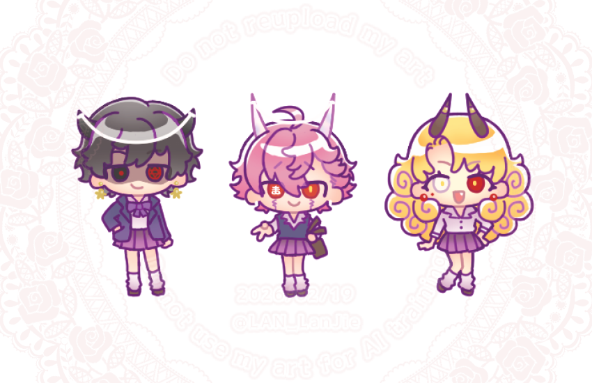 ⚠️女装
ぎゃるはです💜
これをアクリルフレークシールに…する野望…ッ