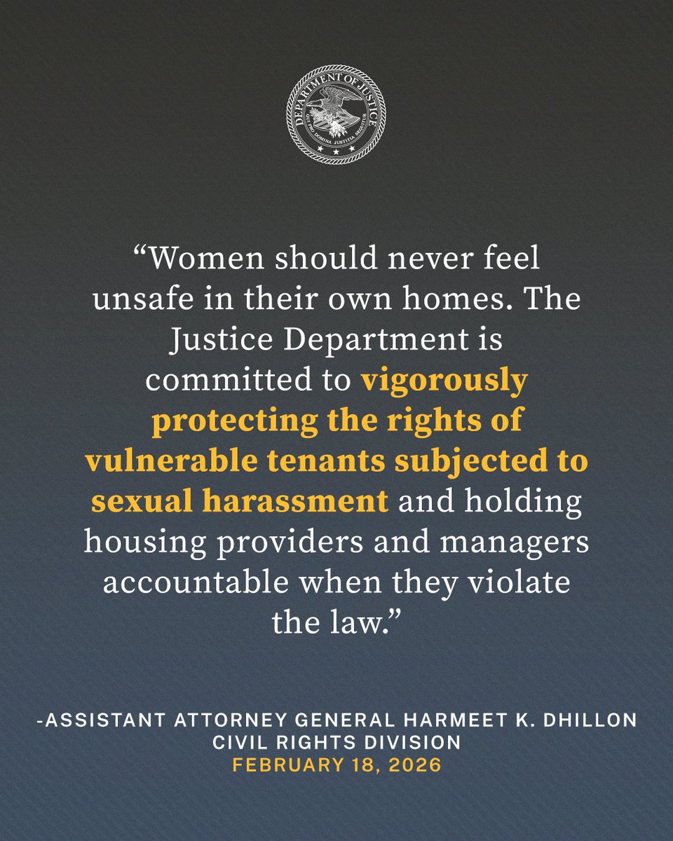 DOJ Civil Rights Division tweet media