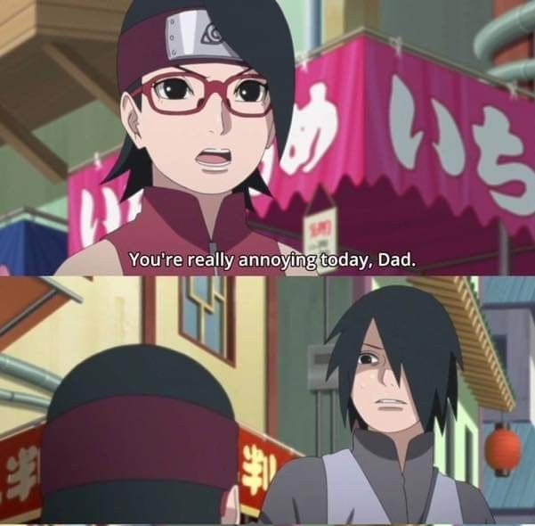 Yup that's your kid Sasuke
