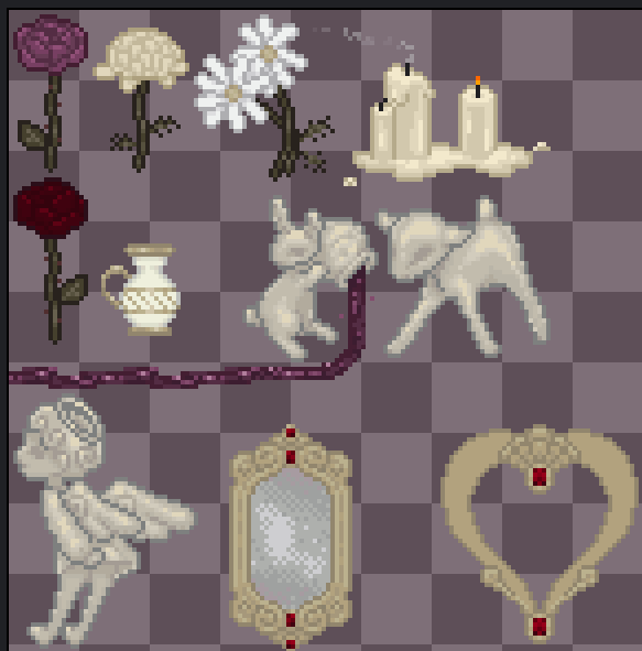 #pixelart wine garden wip forever