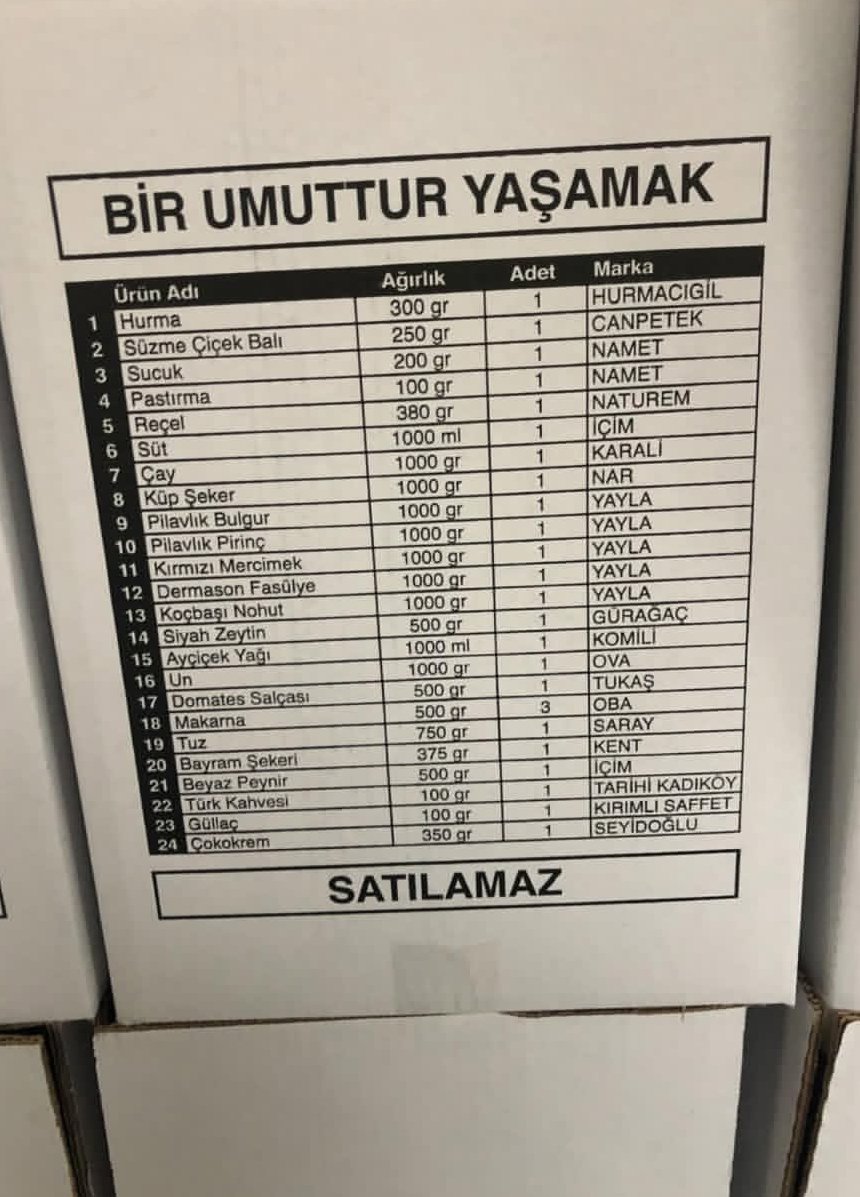 devpekerr's tweet photo. Sedat Peker:

"Benim çocuklarım ne yiyorsa, o kolilerde de aynıları olacak." @sedat_peker https://t.co/ZPjlsNhZZg
