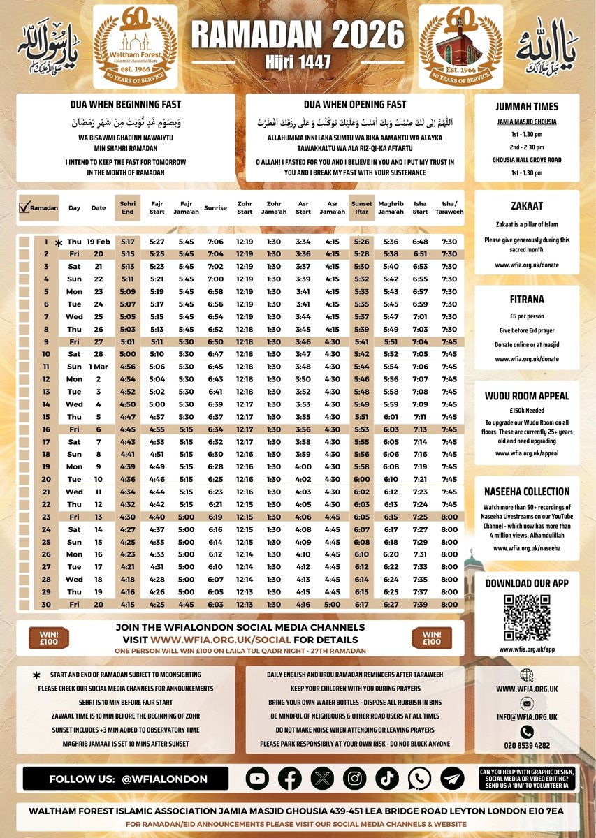 WFIA Lea Bridge Road Mosque (@wfialondon) on Twitter photo 
