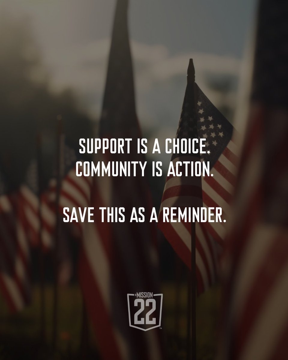 Standing with Veterans doesn’t require a uniform. It requires a choice.

Save this as a reminder.
Donate today to support a Veteran on their PTS journey.

#Mission22 #Veterans #SupportVeterans #PTS