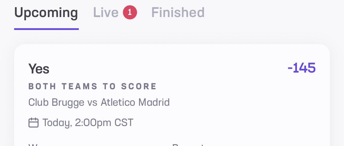 HenrysLockz's tweet photo. PLAY OF THE DAY⚽️

Atlético Madrid/ Club Brugge Both Teams To Score https://t.co/bUC5xBqIJ0