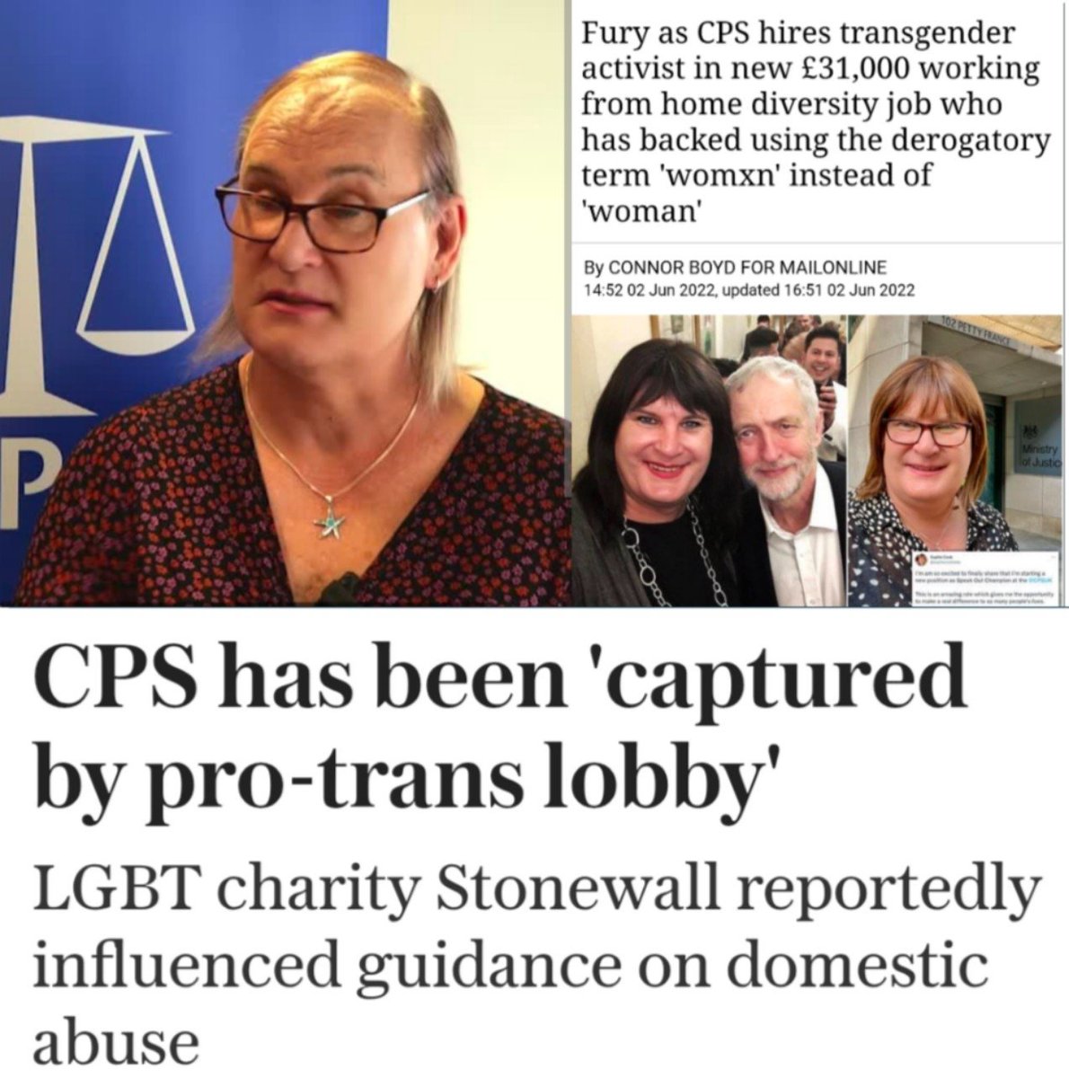 CPS bias <a href="/VeitchAeternis/">Charlie Veitch</a> 
The whole shebang is ideologically compromised.
Never has such a foundational institution lost its way so worryingly.