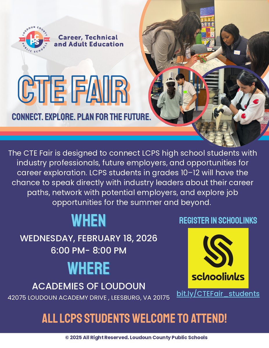 joinnest4's tweet image. Excited to be at the @LCPSOfficial CTE #Fair at @LCPS_Academies! Stop by the #NEST4US table to #learn about #internships, #service learning, &amp;amp; #leadership #opportunities that build real-world #skills &amp;amp; #community #impact. #Explore ways to grow with us:  nest4us.org
