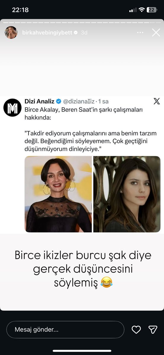 Arka arkaya İbo ve birce paylaşımları görmek istemiyorum 🥲