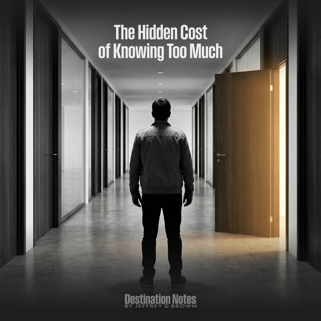 New on Destination Notes:
The Hidden Cost of Knowing Too Much

The more capable you become, the more complex your internal landscape becomes.

Left unmanaged, complexity creates drag.

Read the first in the Destination Framework series...
destinationnotes.substack.com/p/the-hidden-c…